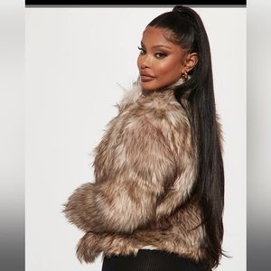 BNWOT - Fashion Nova Fur Jacket